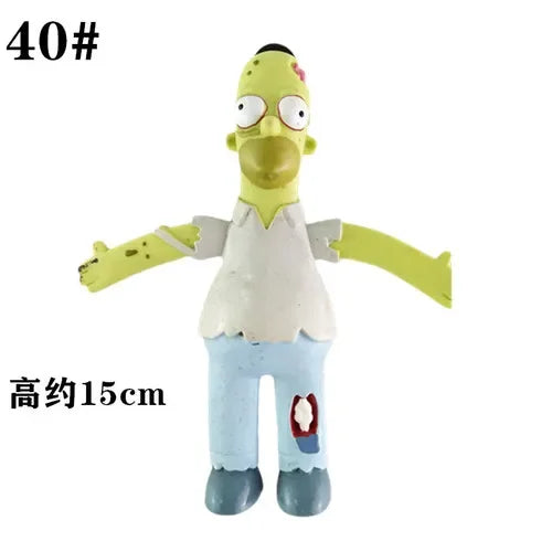 NJ Croce The Simpsonas Figure Bendable Doll Ornaments Accessories Fantasy Figurines Children Present