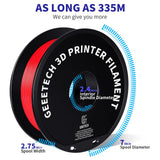 GEEETECH 1kg 1.75mm 1KG(2.2LBS) Pure PETG, 3D Printer Filament, Vacuum Packaging,Tangle-Free, 3d printing materials