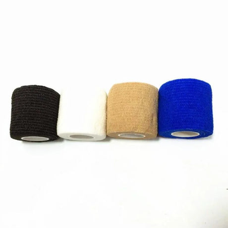 Disposable Tattoo Microblading Bandage Colorful Sports Wrap Self Adhesive Elastic Bandage Non Woven Waterproof Grip Cover 4.5M