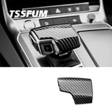 Car Interior Carbon Fiber Full Set Sticker for Audi A7 A6 C8 Allroad Avant 19-23 Gear Shift Panel Cover Interior Trim Accessorie