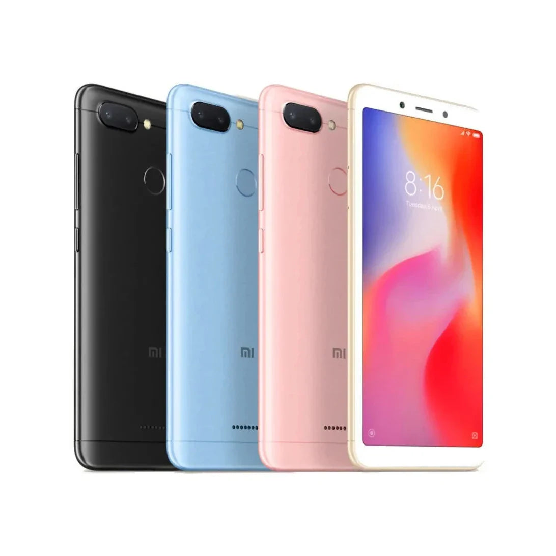 Xiaomi Redmi 6A Smartphone 5.45'' Full Screen AI Face Helio A22 Processor google play Glaobal ROM