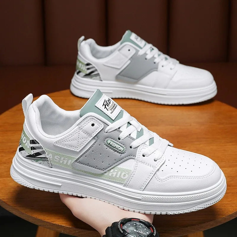 Men's Sport Shoes Summer All-match Soft Sole Leather Casual Shoes Youth Student Board Shoe Comforts Platform Traini Shoe Jogging