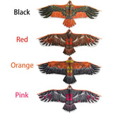 1.1m Eagle Kite With 30 Meter Kite Line Large Plane Eagle Flying Bird Kites Children Best Gift Family Trips Garden Outdoor Sport