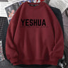 Yeshua Christian Jireh Sweatshirt Jehovah Jesus God Knitted Hoodie O Neck  Female Clothing Men Women Plus size