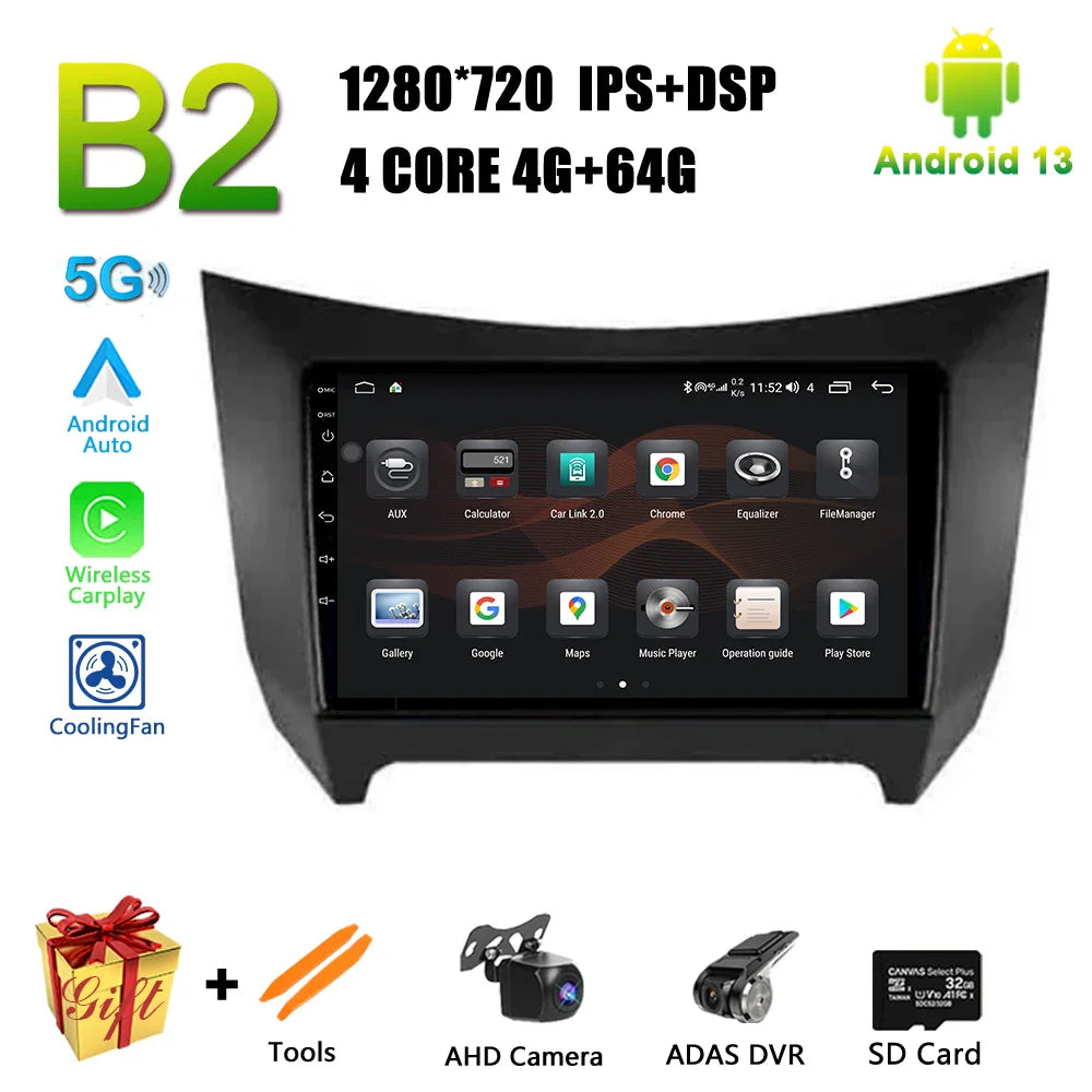 For Lifan Smily 320 2008 - 2015 Car Head Units Radio multimedia car android electronic accessories car intelligent systems 4G