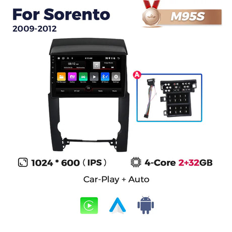 NaviFly 7862S Android 12 All In One Car Intelligent System For KIA Sorento 2009-2012 Auto Video Player Radio 8G 256GB Carplay