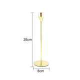 1 Set European Metal Candle Holder Exquisite Candlestick Candelabra Vintage Golden Wedding Decoration Home Living Room Decor