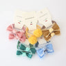 10Pcs/Lot  Children's Cute Headwear Hair Accessories Baby's Basic Bow Tie Band Set Small Scrunchie Kids Elastic Hair Ties