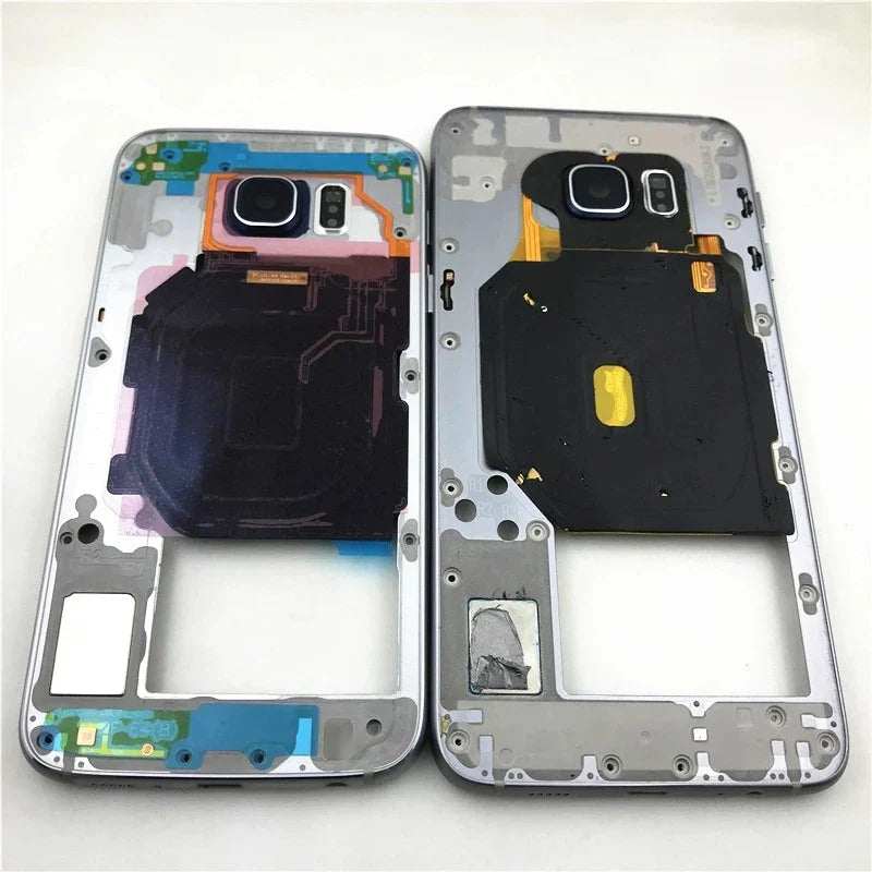 Middle Plate Frame For Samsung Galaxy S6 S6 Edge S6 Edge Plus G920F G925F G928F Housing Bezel Chassis Mobile Phone Replace