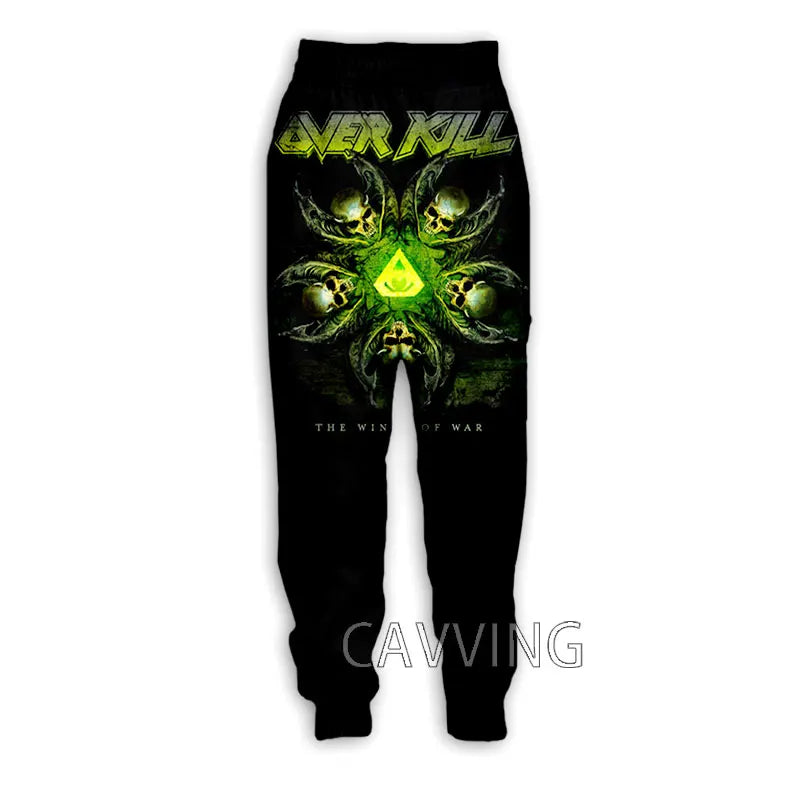 New Skull Band Y2k Pants Man Sweatpants Fashion 3D Print Mens Tennis Casual Sports Straight Jogging Men's Tracksuit Trousers