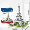 Paris Tower Street View Building Block Mini Diamond Small Particle Assembly Building Block Decoration Toy