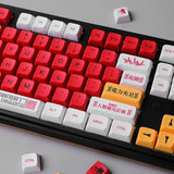 134 Keys XDA Keycaps EVA 01 00 02 08 DYE-Sublimation PBT Keycap For Mx Switch Mechanical Keyboard Anime Custom ISO Key Caps DIY