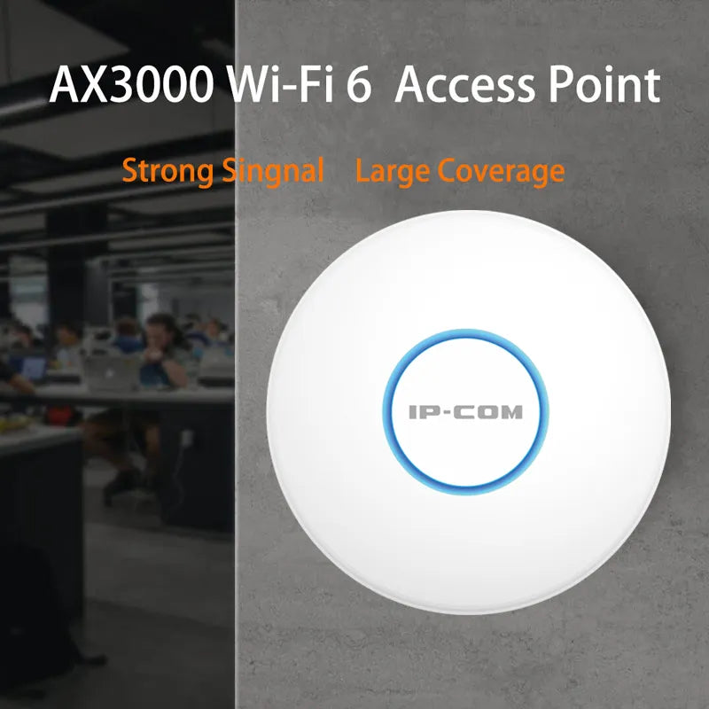 AX3000 WiFi6 Dual Band Access Point Range Extender Wireless AP 2.4G+5Ghz High Power Router Signal Booster POE