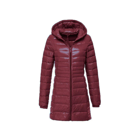 7XL 8XL Plus Long Down Jacket Women Winter Ultra Light Down Jacket Women With Hooded Down Coat Female Big Size Coats