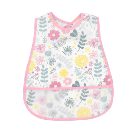 2023New Cartoon Pattern EVA Waterproof Pocket Lunch Feeding Bibs Adjustable Baby Bibs Cute Children Baby Apron Kids Burp Cloths