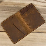 Genuine leather passport holder travel wallet luxury women men s deisgner retron fashion bifold