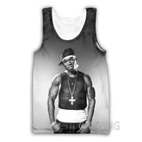 New Fashion Women/Men's 3D Print Rapper 50 Cent Tank Tops Harajuku  Vest  Summer Undershirt Shirts Streetwear  H01