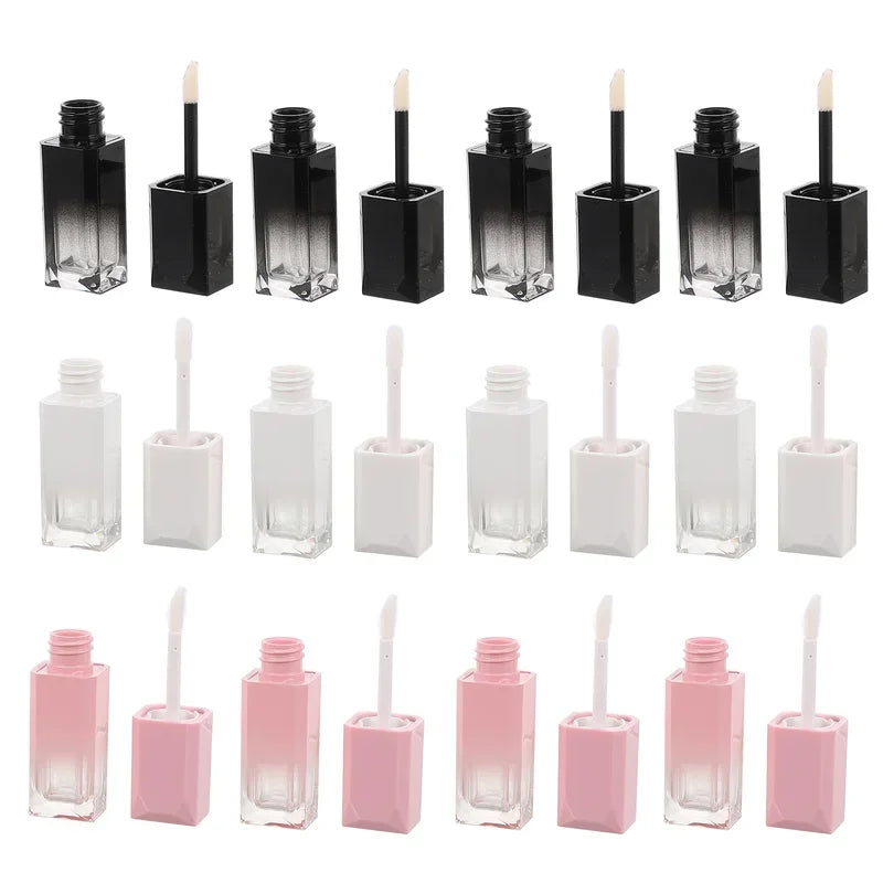 30Pcs 5ml Gradient Lip Gloss Tubes Containers Plastic Refillable Lip Balm Bottles Best Travel Home Beauty DIY Accessories