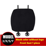 High Quality Flannel Upholstered Seat Cover For Tesla Model 3 X S Y Snug Warm Cushion Car Modified Interior Decorate Accessories