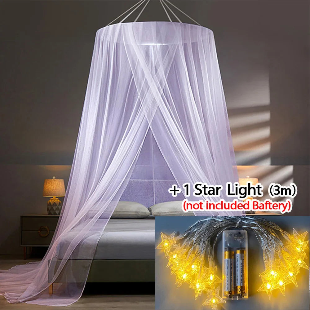 YanYangTian Bed Canopy on the Bed Mosquito Net Summer Camping Repellent Tent Insect Curtain Foldable Net living room Bedroom