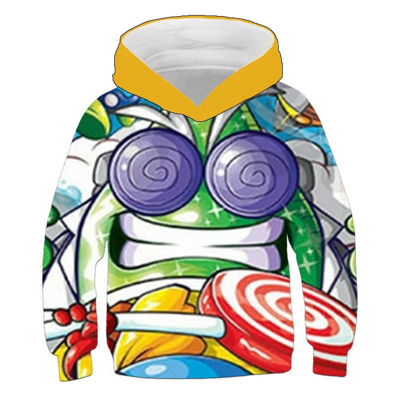 Kids Super Zings Hoodie Boys Girls Cartoon Kazoom Pullover Kids Superzings Hoodie Harajuku Streetwear Fall Winter