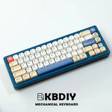 KBDiy KOA Keycaps GMK Soymilk 140 Keys PBT Keycap Similar MOA Japanese Korean Russian Keycap 7u MAC ISO For Mechanical Keyboard