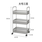 Food Trailer Trolley Rolling Cart Organizer Metal Vegetable Utility Trolley Wine Garden Grocery Archivadores Restaurant Furiture