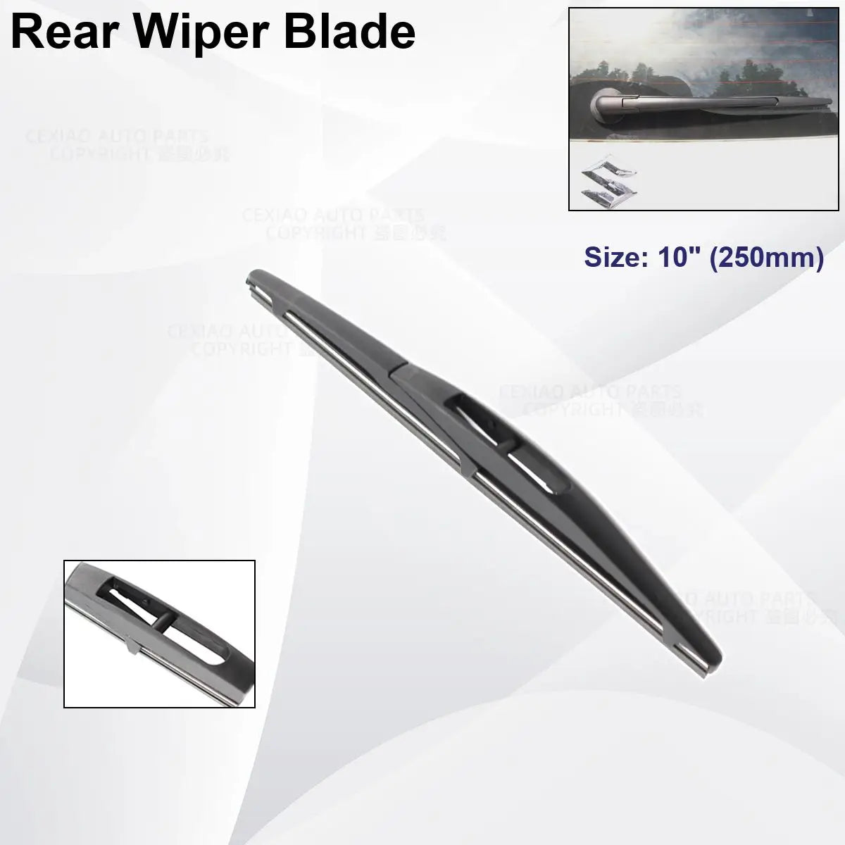 For SUZUKI SX4 S-Cross 2006-2020 Car Front Rear Wiper Blades Soft Rubber Windscreen Wipers Auto Windshield 26"+14"+10" 2018 2019