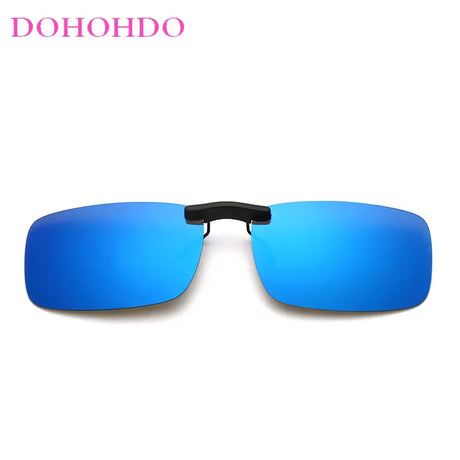 DOHOHDO 2023 New Rimless Polarized Clip On Sunglasses Women Men Sport Photochromic Glasses Anti Glare Sun Glasses Night Vision