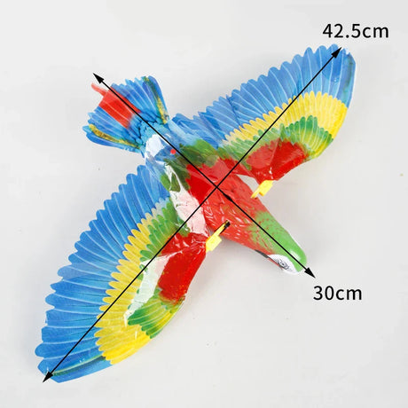 Simulation Bird Interactive Cat Toy Electric Hanging Eagle Parrot Toy For Cat Flying Bird Funny Cat Scratch Rope Cat Accessories