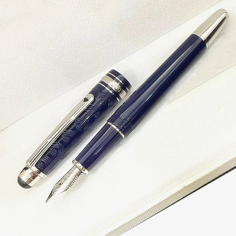 Special Edition Around The World in 80 Days Rollerball Pen MB 145 Ballpoint Pen Office Writing Fountain Pens With Serial Number