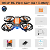 4DRC V8 Mini Drone 4k profession HD Wide Angle Camera 1080P WiFi fpv Dron Camera Height Keep Drones Camera RC Quadcopter Toys