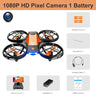 4DRC V8 Mini Drone 4k profession HD Wide Angle Camera 1080P WiFi fpv Dron Camera Height Keep Drones Camera RC Quadcopter Toys