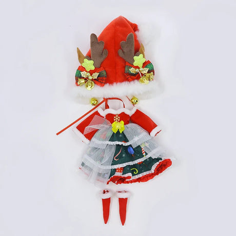 Handmade Blyth Doll Bear suit Clothes Doll Blyth Doll Clothes Princess Dress With White Lace For Ymy Licca Azones Ob24 Ob27 Fr