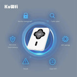 KuWFi 4G LTE Mobile Router 150Mbps Portable Pocket Wifi Hotspot Mini Wireless Router With Sim Card Slot Support 10 Users