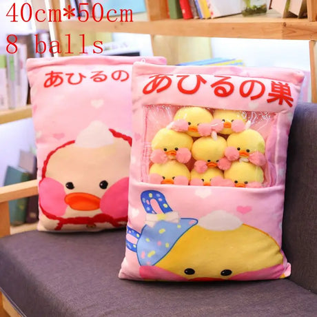 New Kawaii Animal Balls Pudding Candy Bag Pillow Plush Stuffed Mini Doll of Donut Boba Milk Tea Bat Newt Cat Nap Plushie