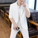 V2274-Casual men's business style suit, suitable for summer wear