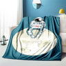 Cartoon Astronaut blanket sofa blanket air conditioning cover blanket blankets for beds cute blanket children‘s blanket