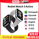 Xiaomi Redmi Watch 3 Active Global Version Smartwatch 1.83'' LCD Display Bluetooth Phone Call 12 Days Battery Blood Oxygen 5ATM