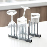 Household Plastic Bowl and Dish Rack Kitchen Supplies Drainage and Detachable Storage Frame Plate and Pot Cover Racks