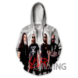 New Fashion 3D Print  SLAYER ROCK  Zipper Hoodies Zip Up Hooded Sweatshirts Harajuku Hoodie Hip Hop Sweatshirts