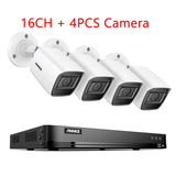 ANNKE 16CH 8MP POE NVR Kit Security Camera System Two Way Audio H.265+ CCTV Video Surveillance Set 16CH 4K NVR 8Pcs Camera Kits