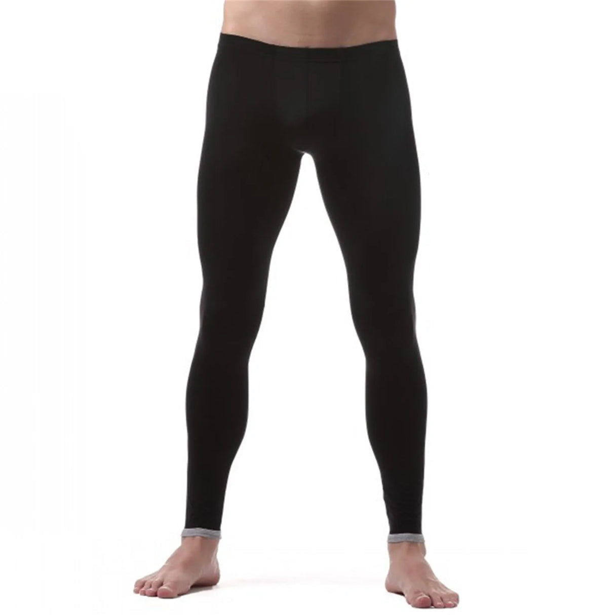 Men'S Long Leggings Soild Elastic Waisted Home Trousers Thermal Sport Underwear For Women Fitness Skinny Casual Leggings