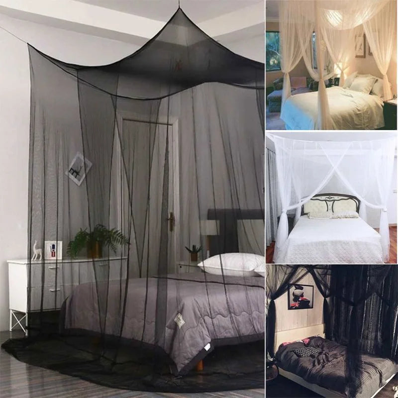 Mosquito Net Canopy 4-Corner Post Student Canopy Bed Size 190 X 210 X 240cm  Bed Tent  Mosquito Net  Canopy Bed Curtains