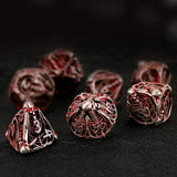 Special Offer Resin Metal Dice Set Sample With Metal Box Polyhedral DND Dice Set Sample Limited to 1 set of RPG game Dice Set