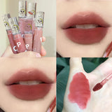 6 Colors Sexy Matte Lipsticks Waterproof Lip Gloss Long Lasting Non-Stick Cup Cheap Liquid Lipstick Korean Makeup Cosmetics