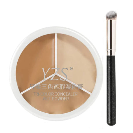 3 Colors Concealer Palette Makeup Face Eye Contour Face Spot Concealer Dark Circle Correcting Face Makeup Skin Care TFIT