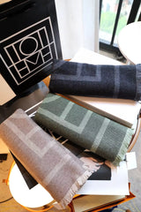 Brand Totem* Scarf Stripe Simple Design Cashmere Woven Shawl Fashion Luxury Women Pashmina Wool Scarves Free Shipping Man