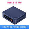 Beelink Mini S12 Pro Mini PC Win11 Intel N100 16GB 500GB Mini S N5095 1000M LAN Mini Computer Gaming VS J4125 GK Mini T8 Pro