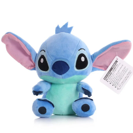 20cm Disney Anime Stitch Plush Stuffed Kawaii Toys TV Same Paragraph Role Pendant Doll Kids Birthday Gifts Couple Models